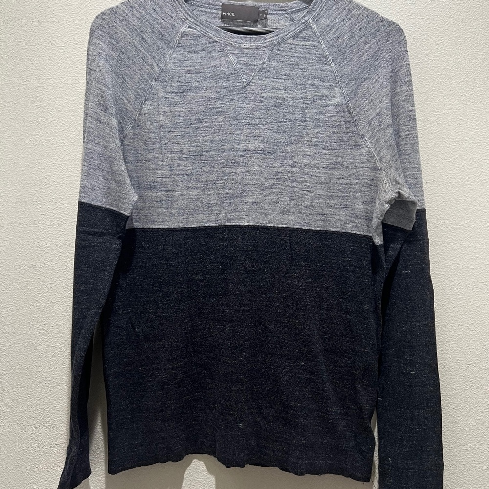Vince Color Block Sweater